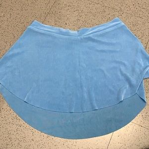 Blue bullet pointe skirt